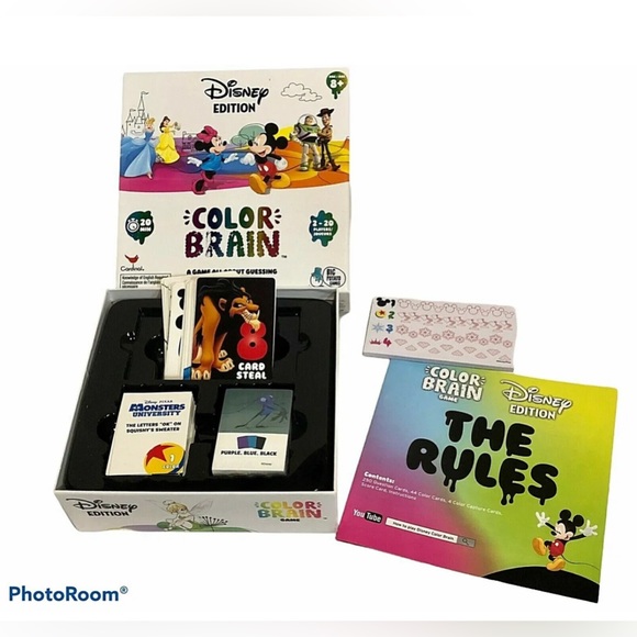 Disney Color Brain Board Game New Partially Opened - Picture 1 of 8